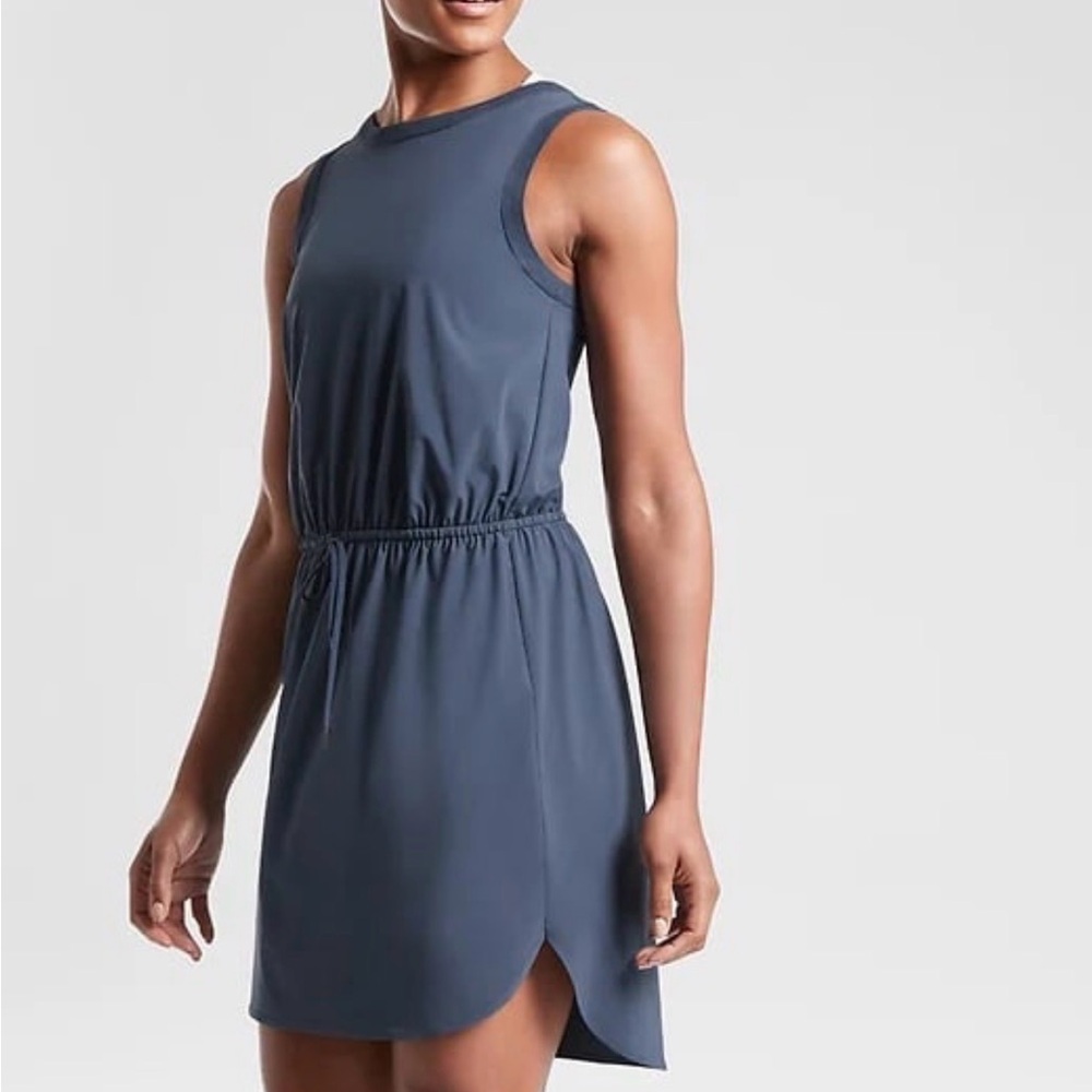 Athleta Rincon Blue Athletic Sports Dress Tennis Pickleball Travel